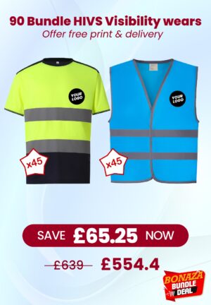 90 Bundle HIVS Visibility wears offer free print & delivery